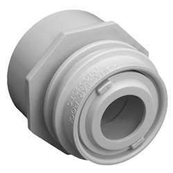 3502 | Flush-Mount Return Fitting with Water Stop Black