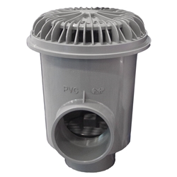 25513-401-000 | Large Outlet Nova Gunite Main Drain Gray