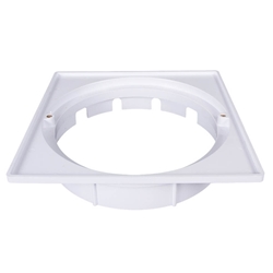 White Skimmer Cover & Collar Square