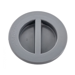 25542-001-0000 | Flat Plug with Gasket Gray