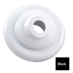 25553-304-000 | Directional Eyeball with Flange Black