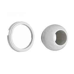 Eyeball & Retaining Ring White