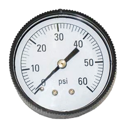 Pressure Gauge 1/4In Back Mount