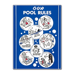 41336 | Our Pool Rules Sign