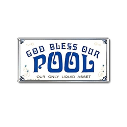 41340 | God Bless Our Pool Sign