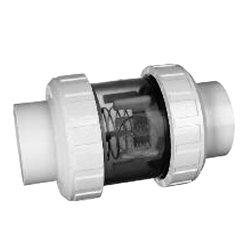 202-CVC-TRI | Check Valve Double Union 2 Inch Socket
