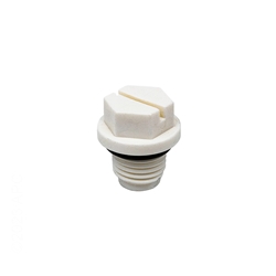 1/4In Plug Abs White