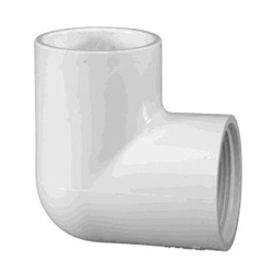 407-007 | PVC Female x Socket Elbow 90 Degree 3/4 Inch