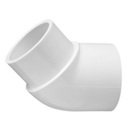 423-025 | PVC Street Elbow Socket x Spigot 45 Degree 2-1/2 Inch