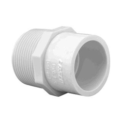 436-213 | PVC Reducer 1-1/2 Inch Male x 2 Inch Socket