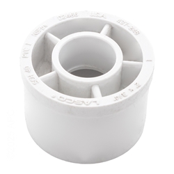 437-248 | PVC Reducer 2 Inch Spigot x 3/4 Inch Socket