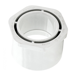 437-291 | PVC Reducer 2-1/2 Inch Spigot x 1-1/2 Inch Socket