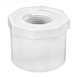 438-210 | PVC Reducer 1-1/2 Inch Spigot x 3/4 Inch Female