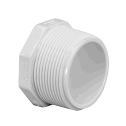450-005 | PVC Male Threaded Plug 1/2 Inch