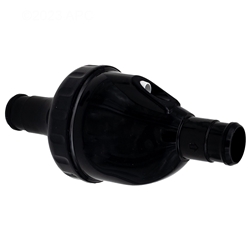 9-100-1201 | In-Line Back-Up Valve Black