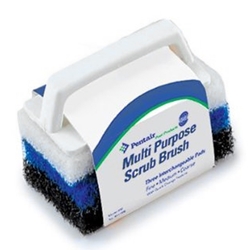 R111556 | Multi-Purpose Scrub Brush with 3 Pads