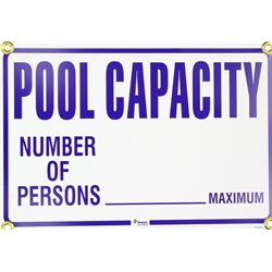 R230900 | Pool Capacity Sign