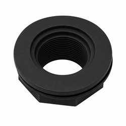 SP1023BLK | Locknut Fitting (Black)