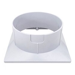 SPX1082F | Adjusting Collar for Square Lid White