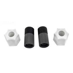 Lead Tube Adapter 3/8 W/Nut  2 Pack
