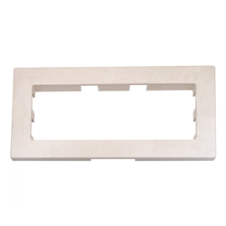 Wide Mouth Trim Plate White