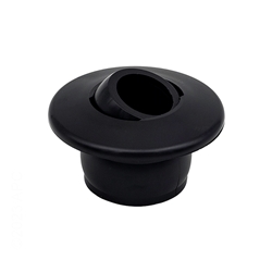 550-9231B | Self-Aligning Return Fitting Black