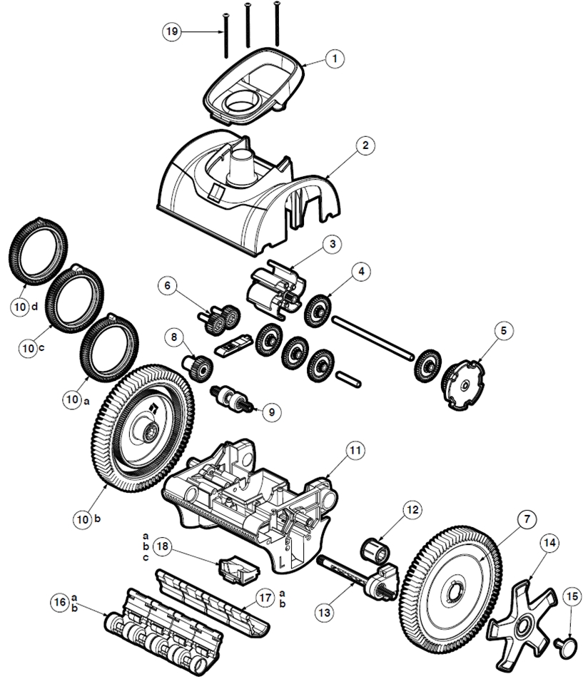 Hayward Aquanaut 0 Automatic Cleaner Parts