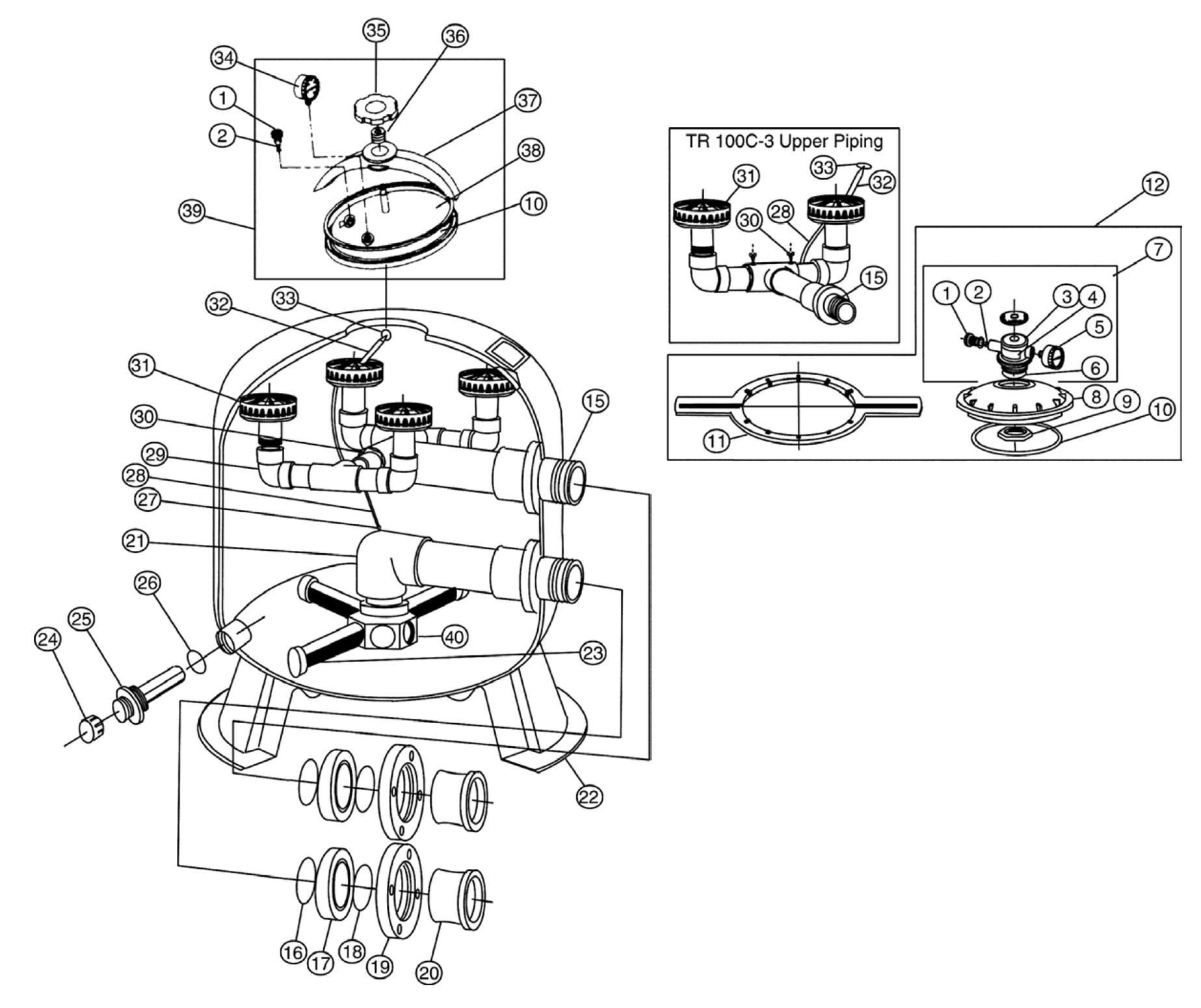 Triton Ii Sand Filter Parts Diagram Wiring Diagram