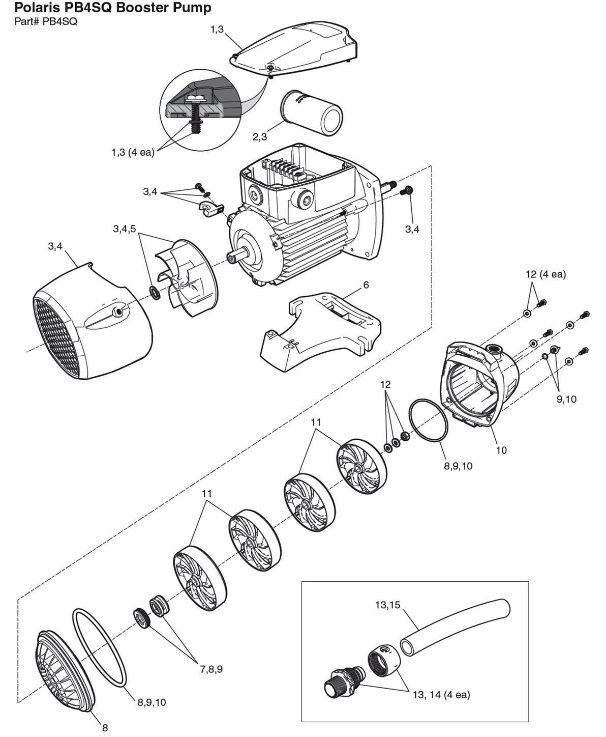 polaris pb4 booster pump wiring diagram