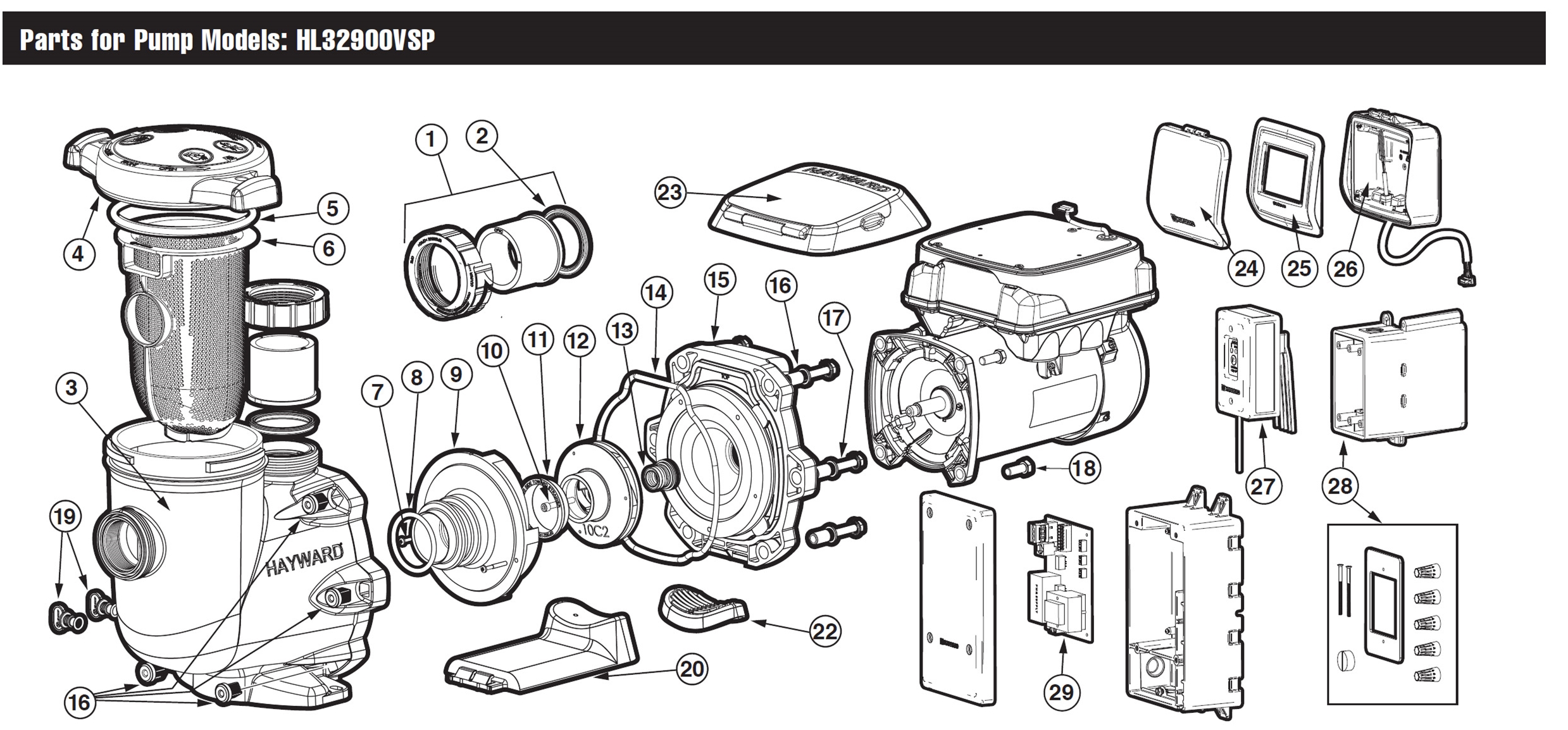 33 Hayward Super Pump Parts Diagram